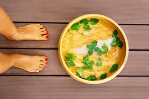 Foot Soaks and Cracked Heels